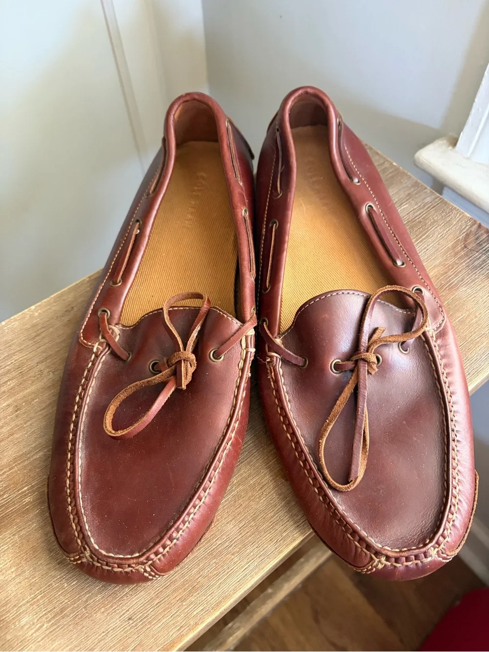 Cole Haan Gunnison Leather Driving Loafers moccasins Brown Men’s Size 12 D